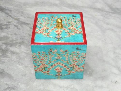 Glossy Enamel Wooden Box