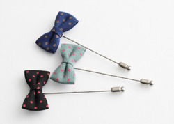 Men Bow Tie Lapel Pin