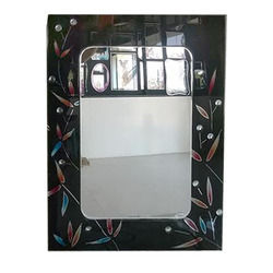 Various Colors Are Available Rectangular Shape Designer Wall Mirror