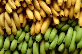 Yellow And Green Banana