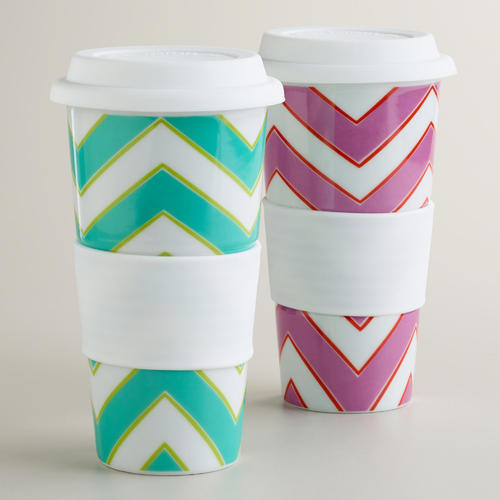 Chevron Paper Glasses