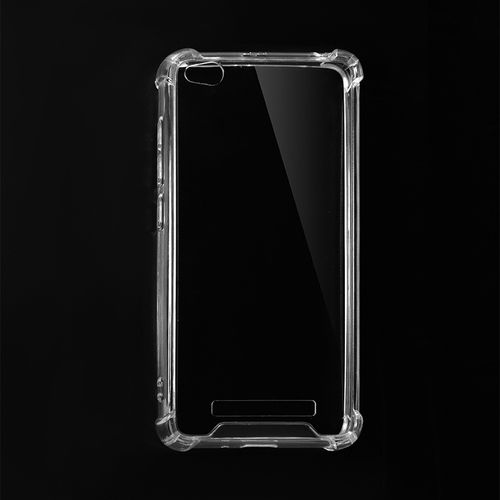 White Plain Transparent Protective Phone Case For Redmi 4A