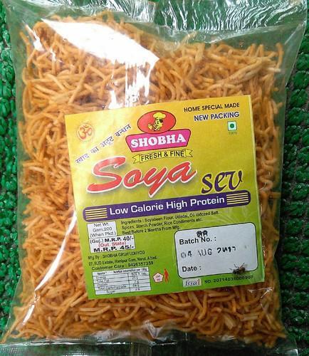 Soya Sev Namkeen - Standard Sized Packaging | Rich Taste, High Quality, Safe Usage