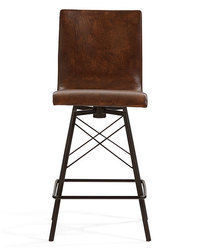 High Quality Leather Cafe Stool