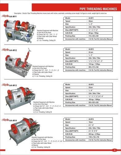 Pipe Threading Machine