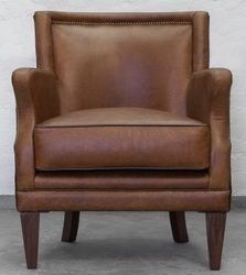 Vintage Chestnut Leather Chair