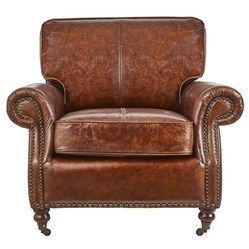 Vintage Leather Single Seater Armrest Sofa