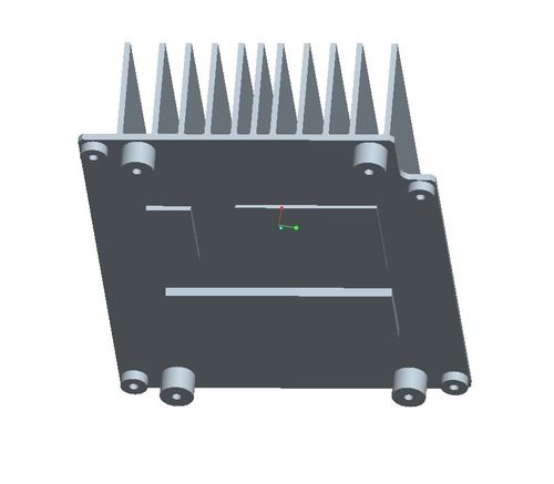 Custom Heat Sink Aluminum Profiles Anodized Surface For Medical Equipment