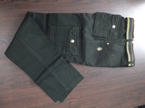 Various Colors Are Available Plain Pattern Boys Cargo Pants