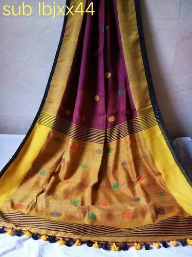 Linen Jamdani Sarees