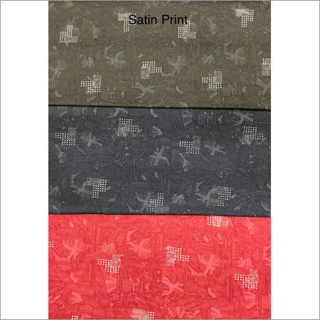 Industrial Satin Print Fabric