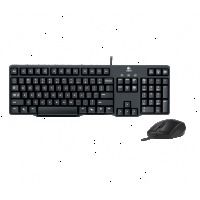 Logitech MK100 PS 2 Keyboard And USB Mouse Combo