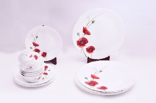 Red Carnation 18 Pcs Dinner Set