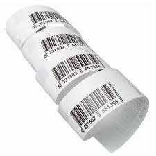 White Barcode Labels