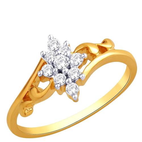 18k Gold Plated Titanium Stainless Steel Ring for Women and Girls