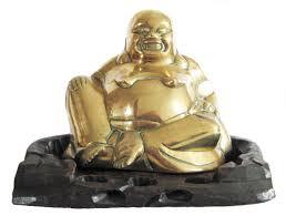 Brass Laughing Buddha Statue