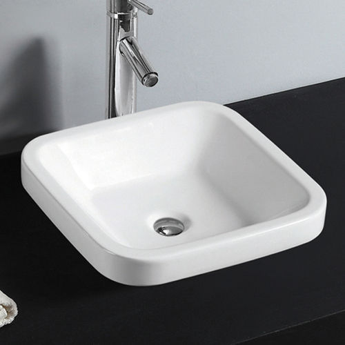 White Counter Top Wash Basin