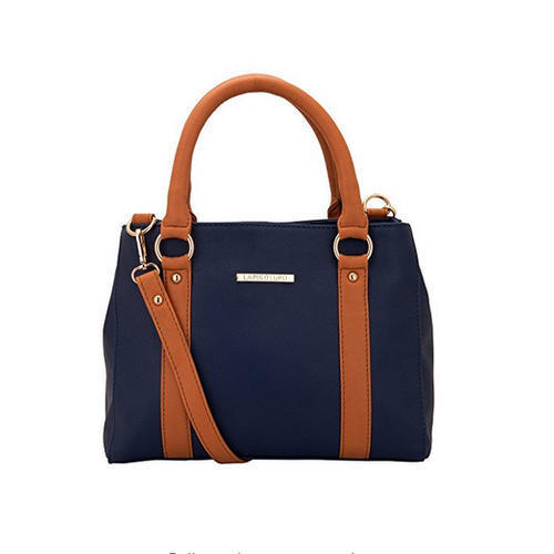 Canvas Women Blue Handbag (Lapis O Lupo)