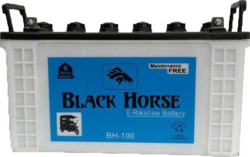 Black Horse E Rickshaw Battery Battery Capacity: 81 A   100Ah