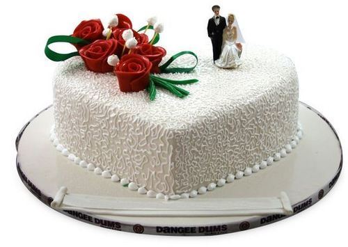 Heart Wedding Cake