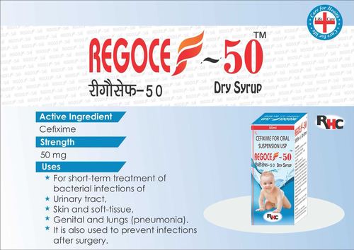 Regocef-50 Dry Syrup General Drugs