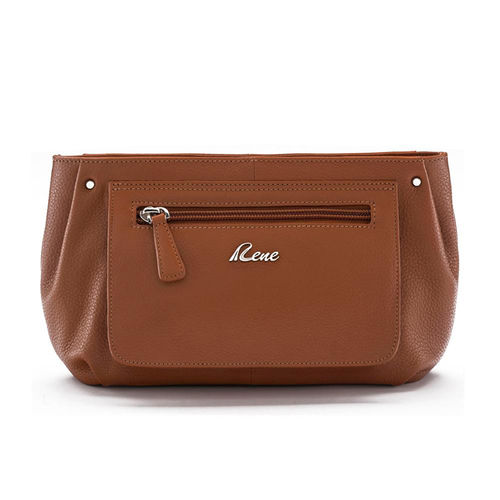 Rene Genuine Leather Tan Color Ladies Clutch Bag Lcb-0046-tan