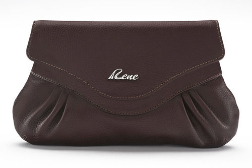 RENE Women Brown Clutch RKI-15-1-Brown