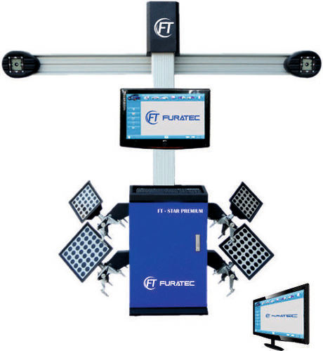 White 3D Wheel Alignment