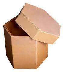 Hexagonal Shape Duplex Box