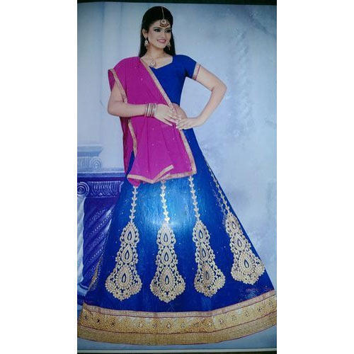 Fashionable Ghagra Choli Decoration Material: Sequins