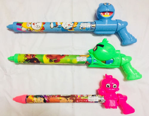 Shanaya 2 in 1 Superheroes 16 INCHS Bubble Gun and Pichkari toy for kids -  Assorted Water Gun - 2 in 1 Superheroes 16 INCHS Bubble Gun and Pichkari  toy for kids 