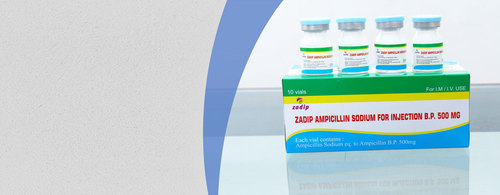 Ampicillin Sodium For Injection B.P 500 Mg General Medicines