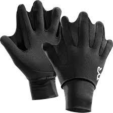 Black Swimming Gloves