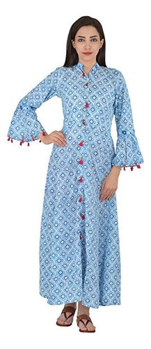 Floor Length Block Print Kurti