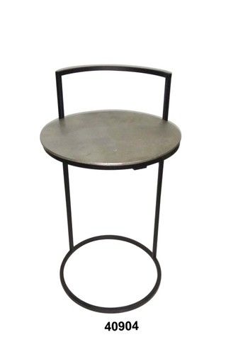 Homestyle Industries Iron Chair With Aluminium Top