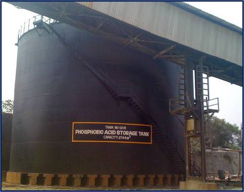 Rubber Lining Acid Storage Tanks