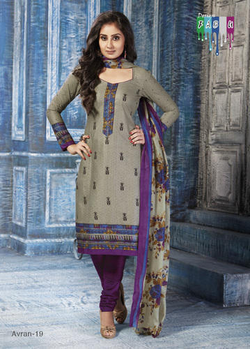 Ladies Cotton Printed Suit