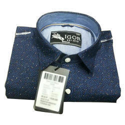 Mens Dotted Casual Shirt