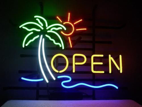 Open Neon Sign