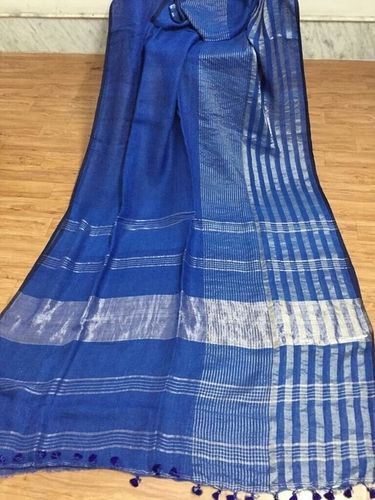 Traditional Indian Linen Saree