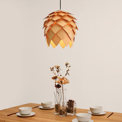 Natural Wooden Modern Decorative Wall Lamp