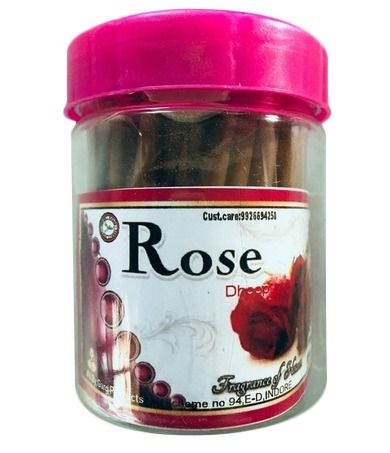 Rose Dry Dhoop Sticks Burning Time: 30 Minutes