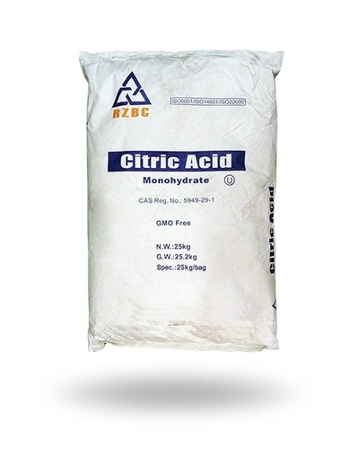 Citric Acid Monohydrate And Anhydrous