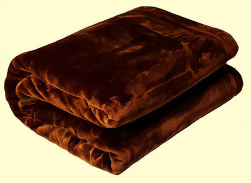 Plain Brown Mink Blanket Age Group: Children