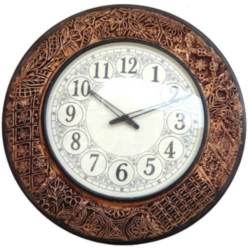 Antique Brass Wall Clock