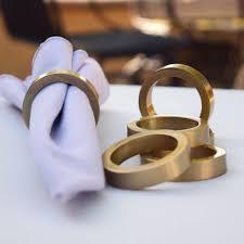 Napkin Rings Brass