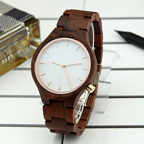 2018 Popular Handmade Men Wood Wrist Watch Gender: Women