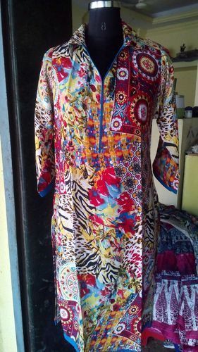 Ladies Designer Printed Kurtis