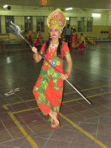 Durga Ma Indian Mythology Character Kids Fancy Dress Costume - Itsmycostume