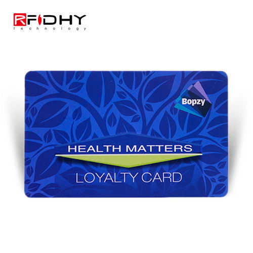 13.56mhz Mifare Ultralight C Writable Rfid Plastic Rewards Card